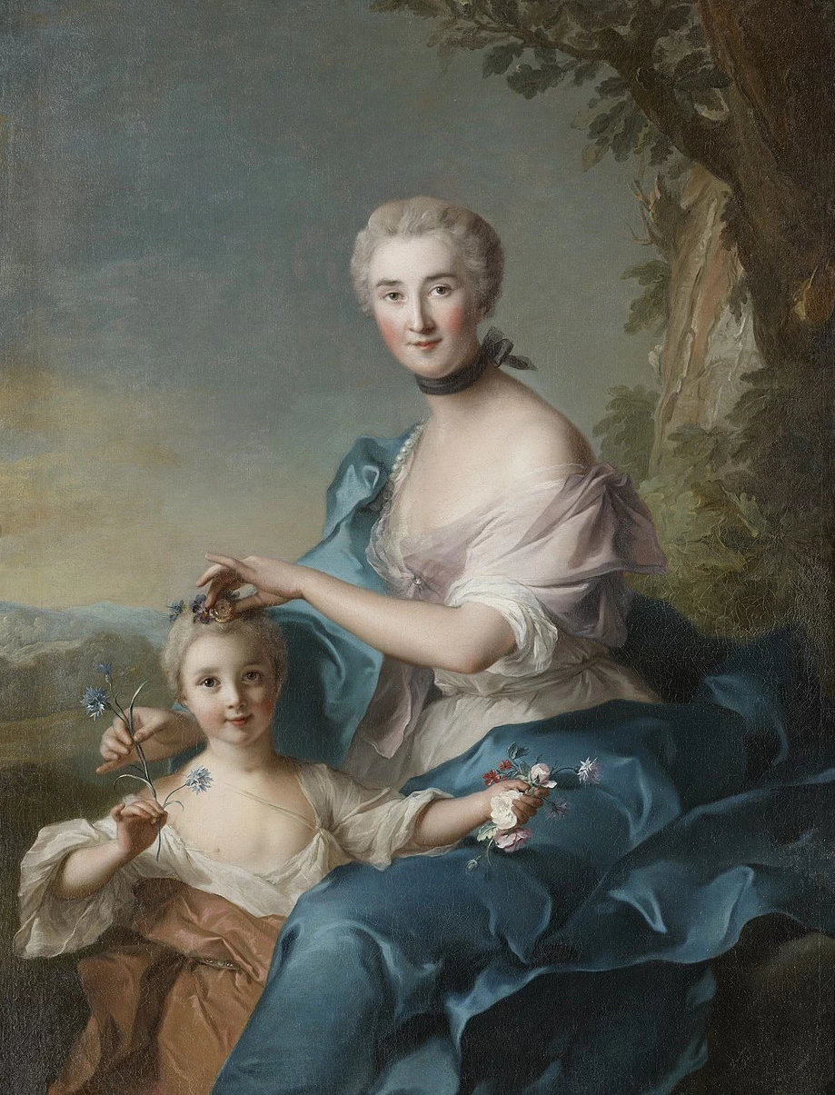 Madame Crozat de Thiers e sua figlia - Museo d'Arte di Indianapolis